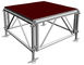 Professional Portable Stage Platforms / Aluminum Folding Stage With 18mm Plywood supplier